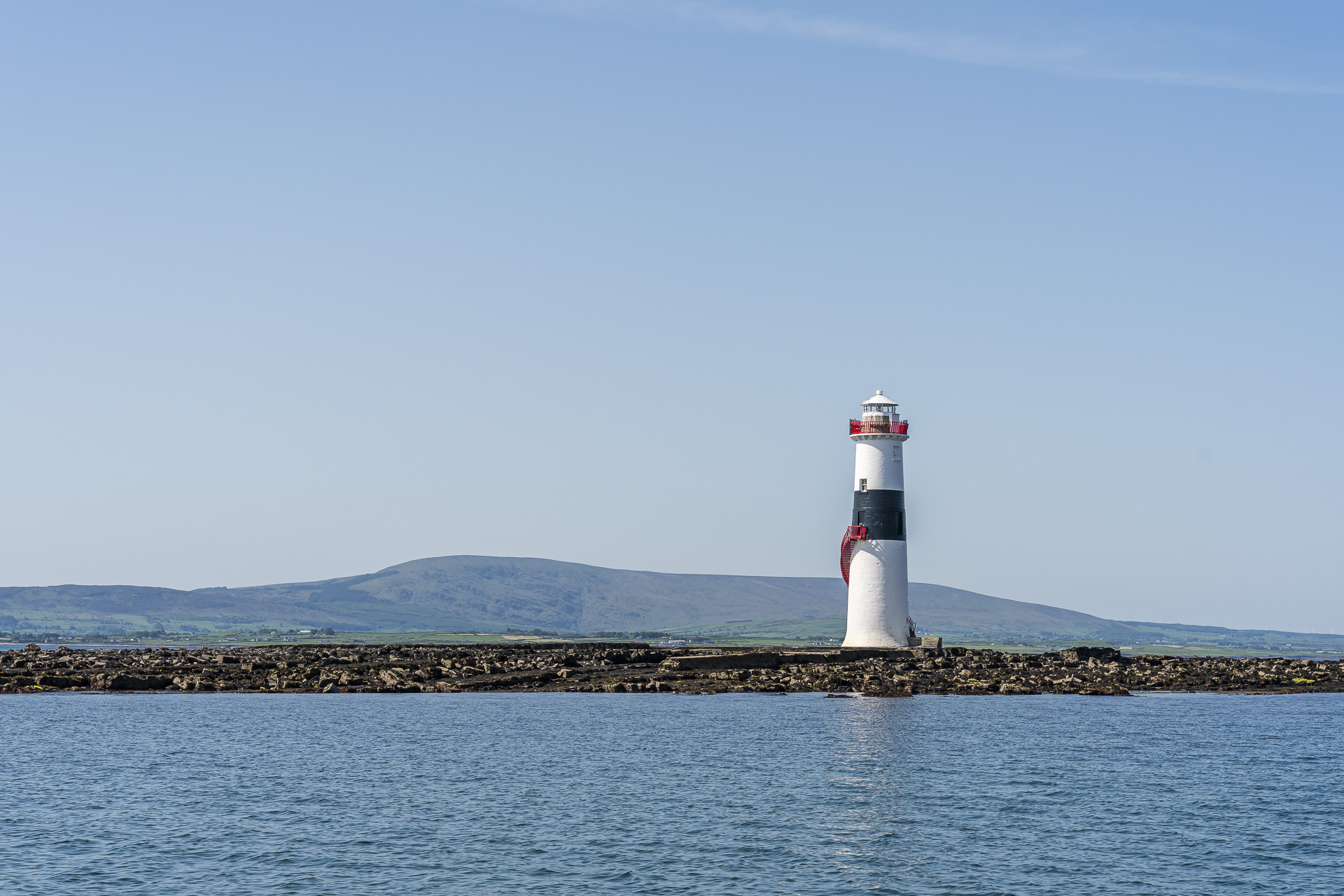 Blackrock Lighthouse in Sligo Bay