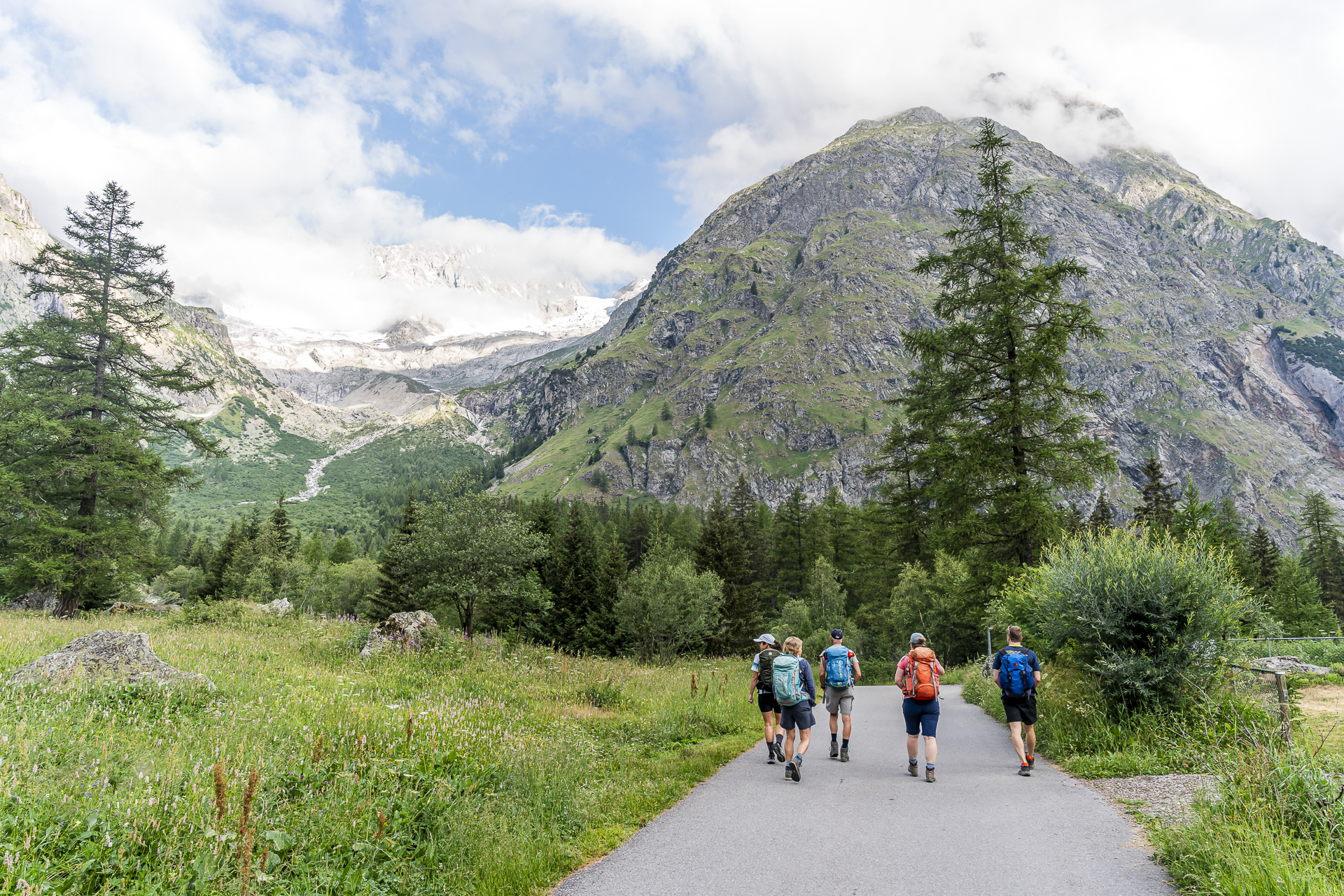 Hike in La Fouly, Valais