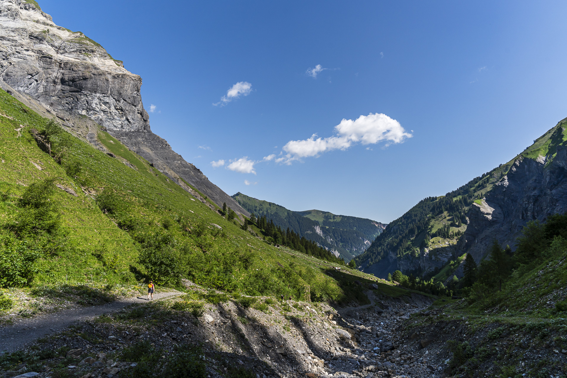 Trail toward Weisstannen
