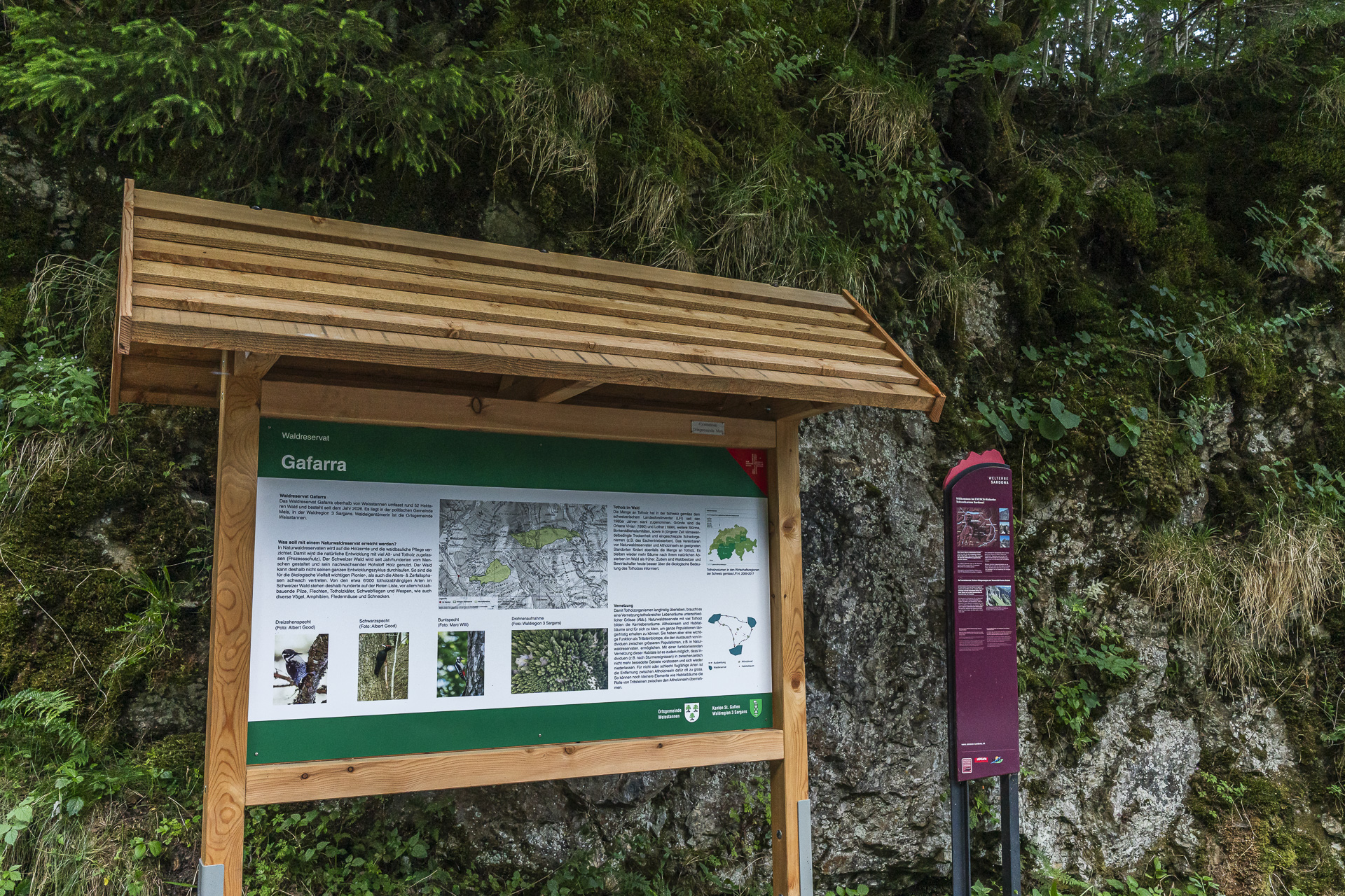 Gafarra nature reserve sign