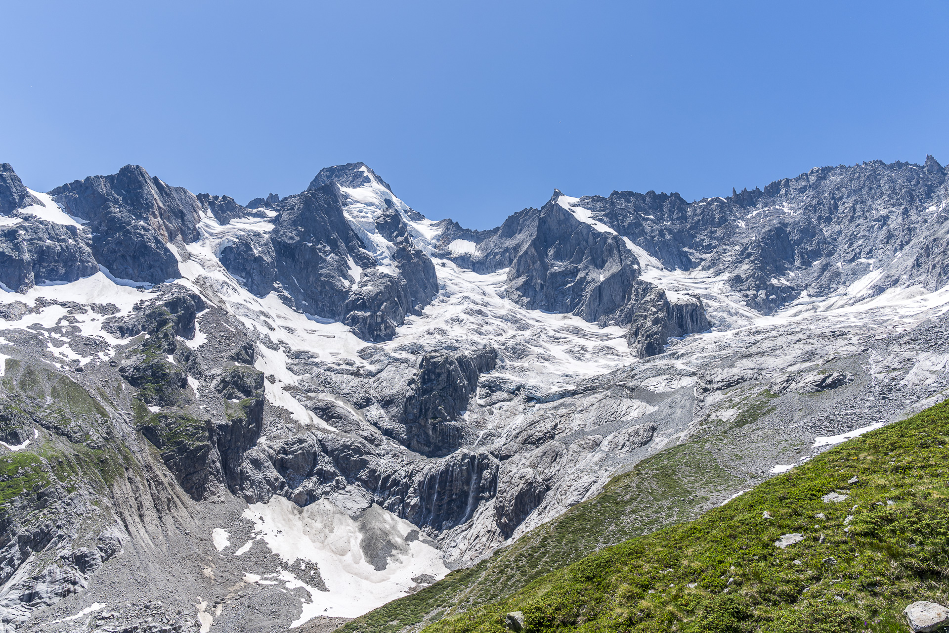 Mont Dolent glacier