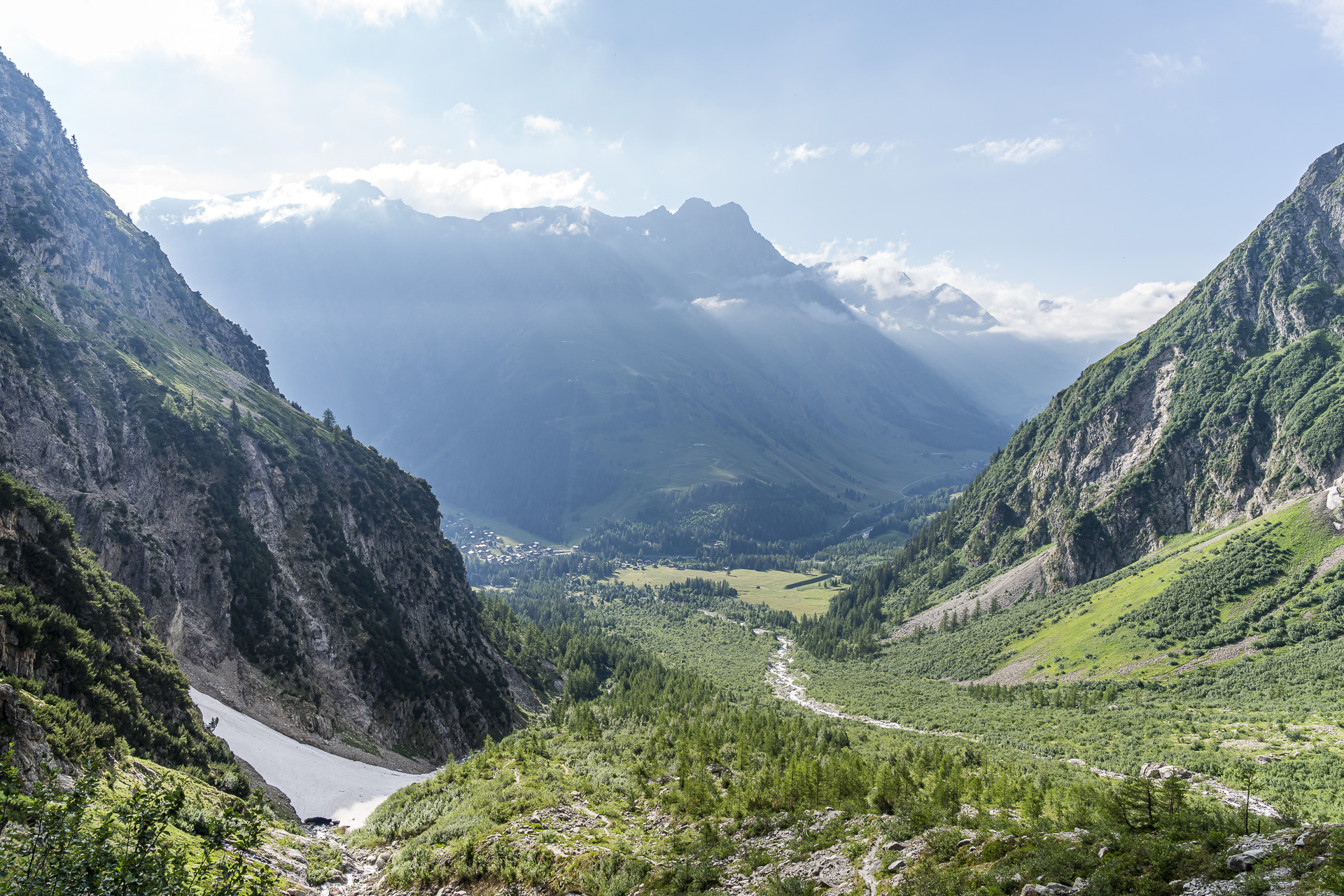 View towards La Fouly