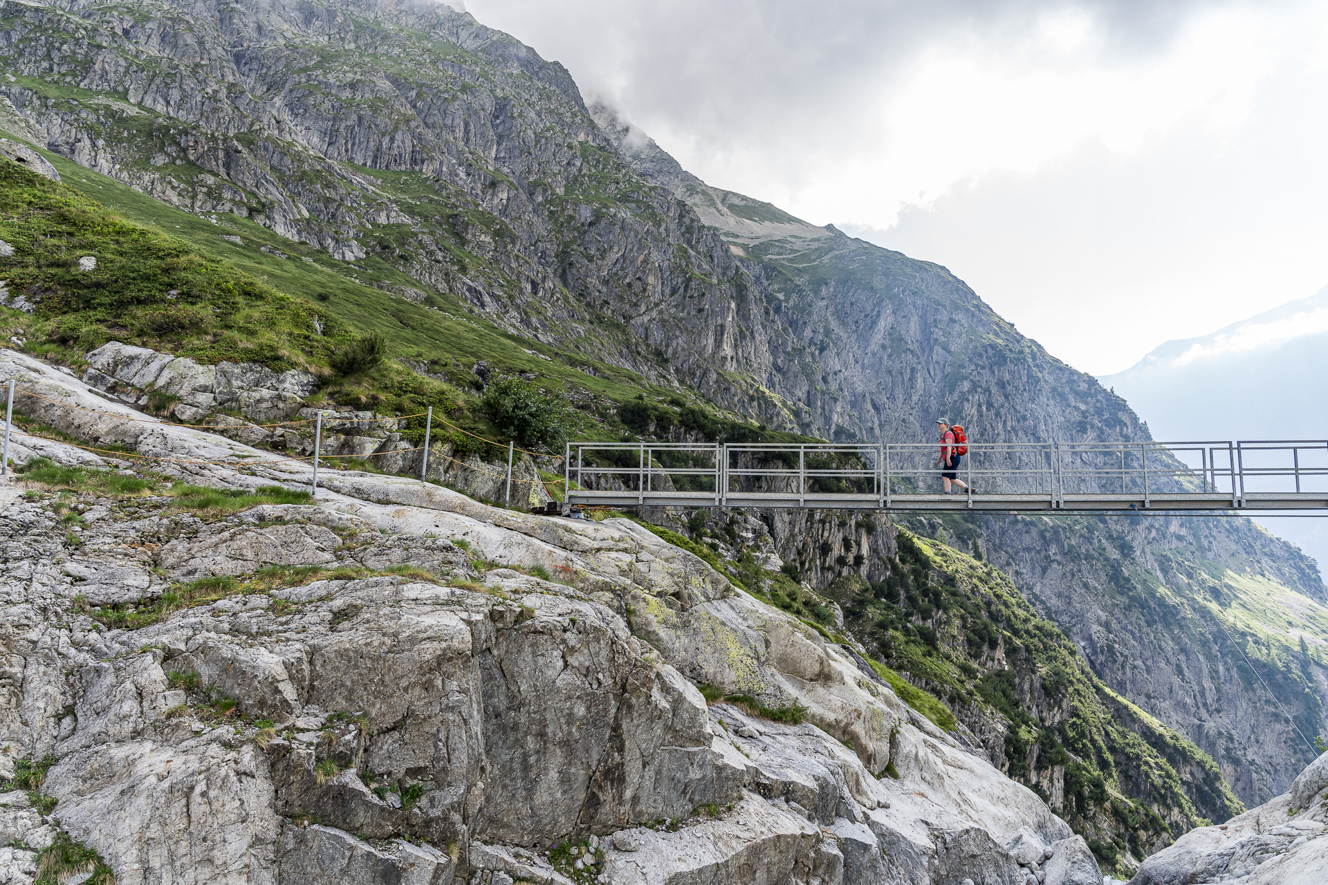La Fouly suspension bridge