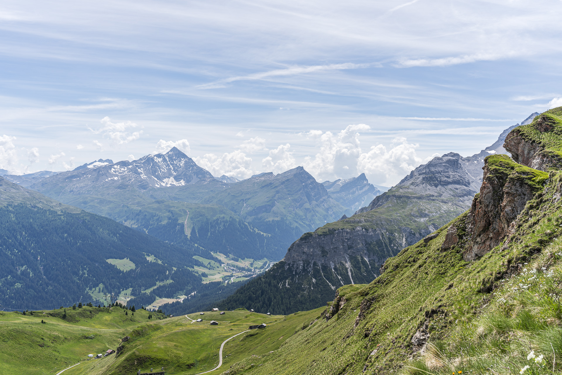 View towards Splügen