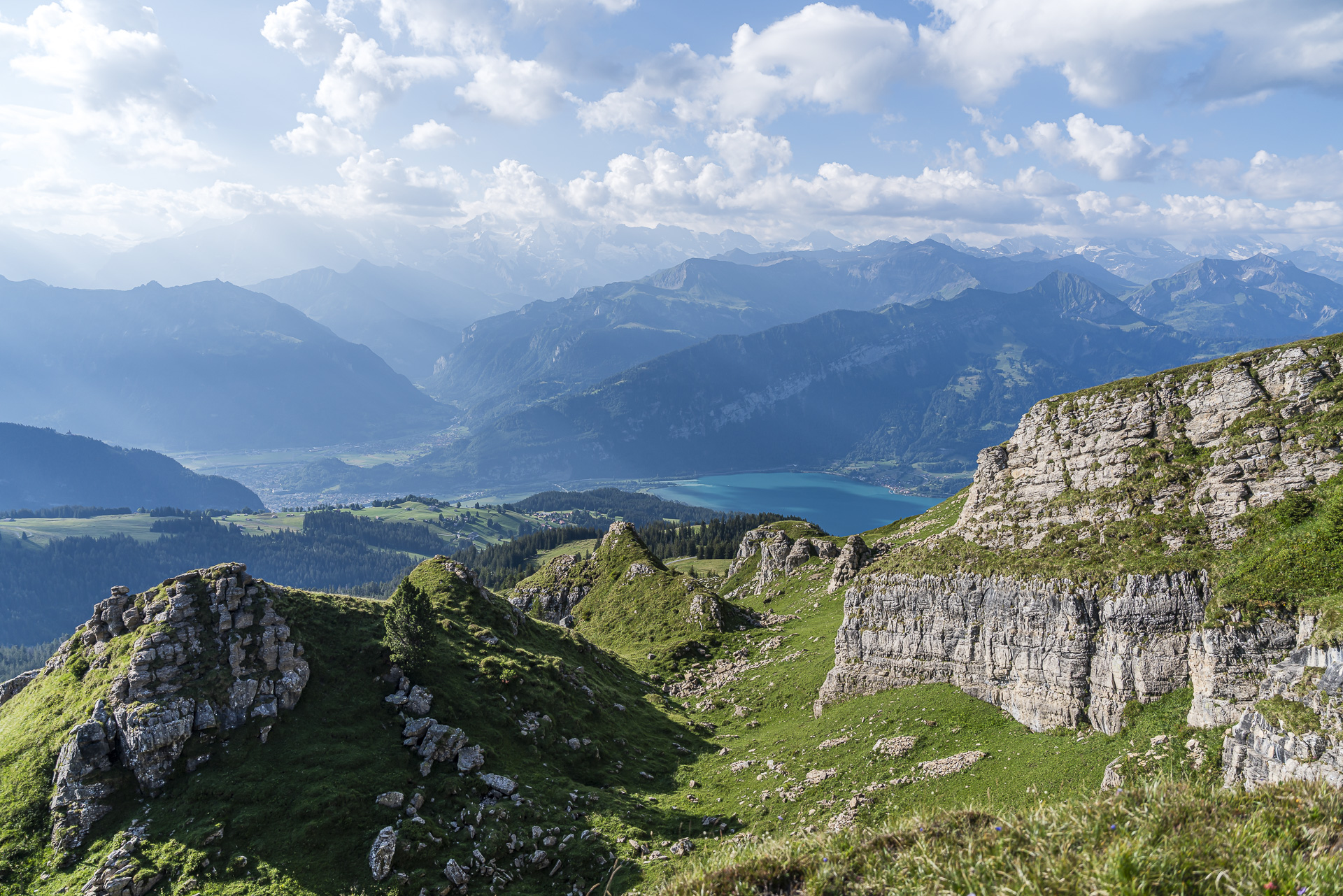 Hiking on the Niederhorn