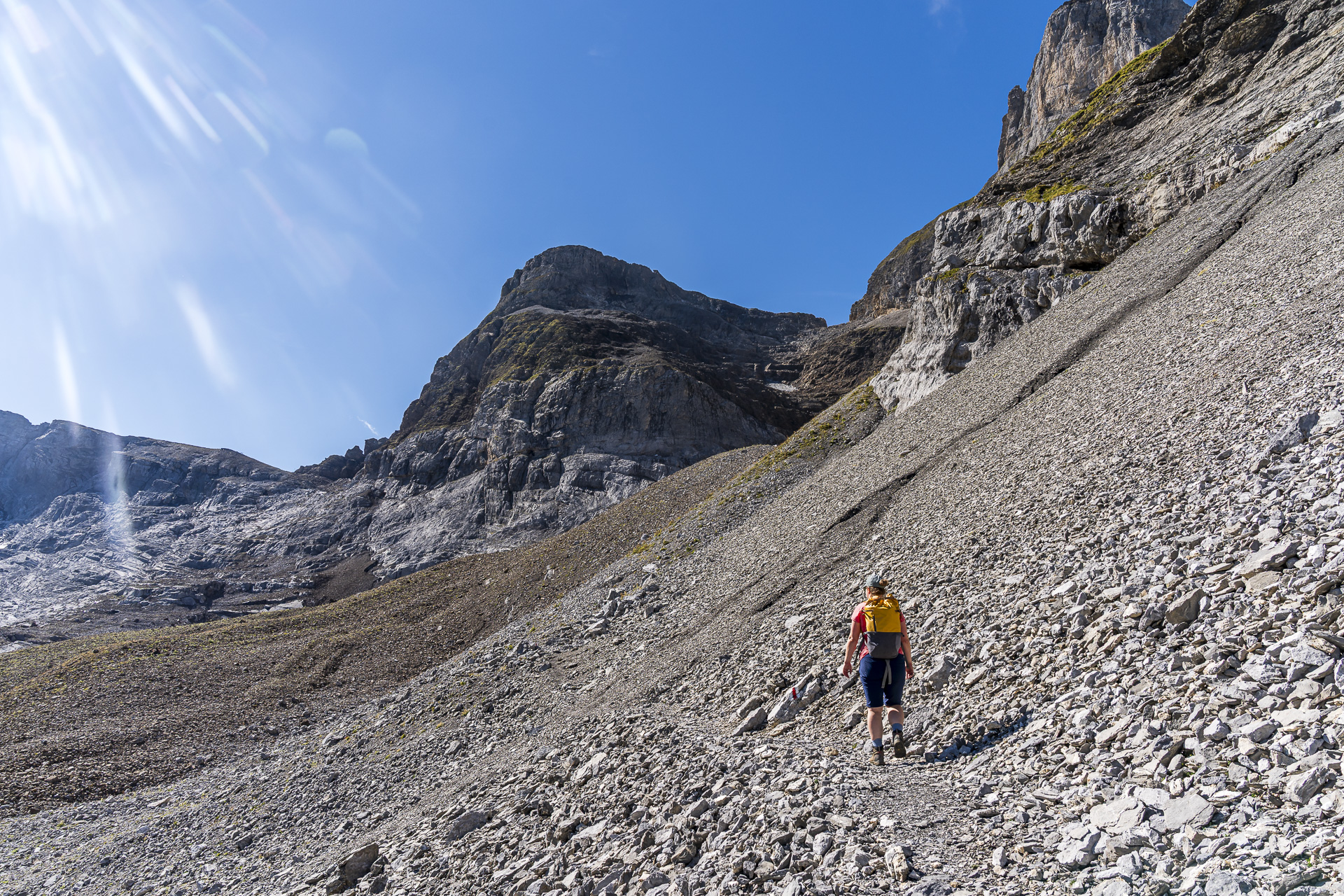 Ascent to the Rot Grätli