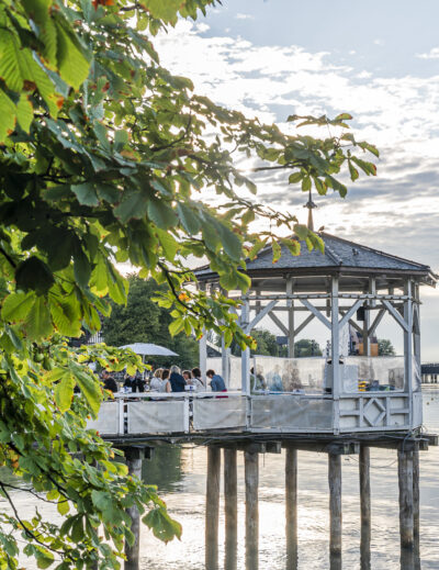 La jetée des pêcheurs à Bregenz, Vorarlberg