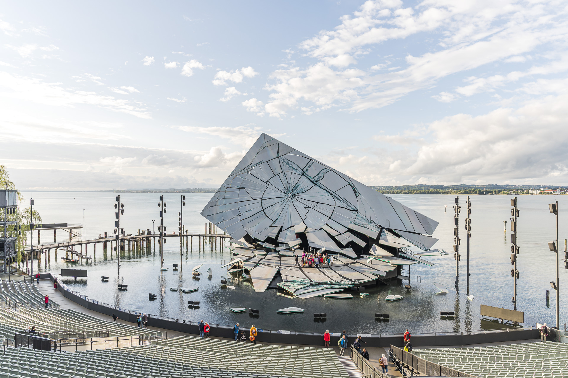 Bregenz Festival – stage set for La Traviata