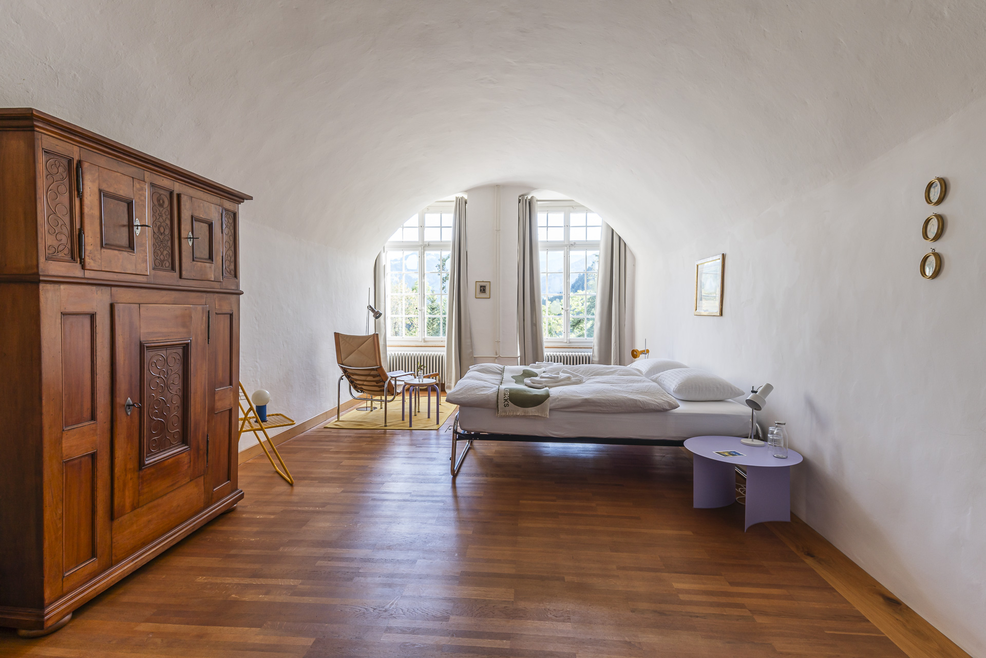 Chambre historique au Bed & Breakfast Schloss Blankenburg