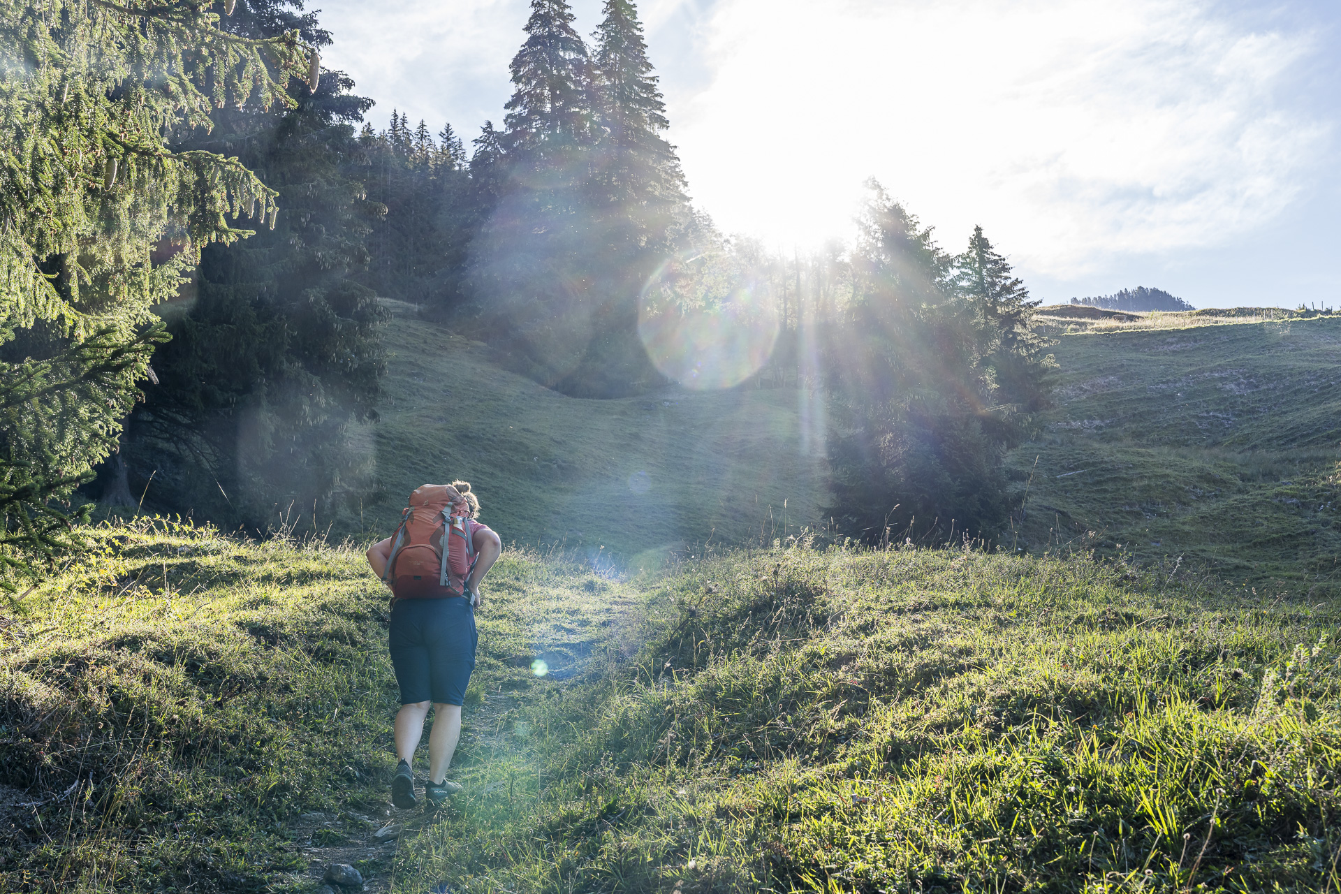 Montée vers la Scheidegg